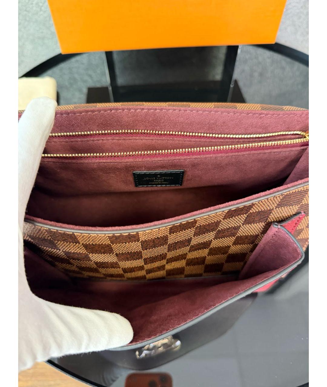 LOUIS VUITTON Коричневая сумка через плечо, фото 4