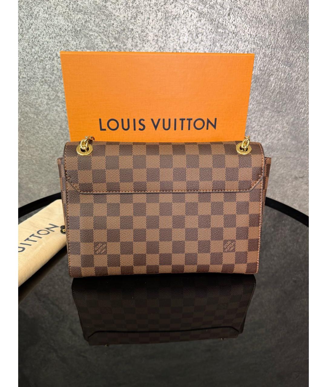 LOUIS VUITTON Коричневая сумка через плечо, фото 3