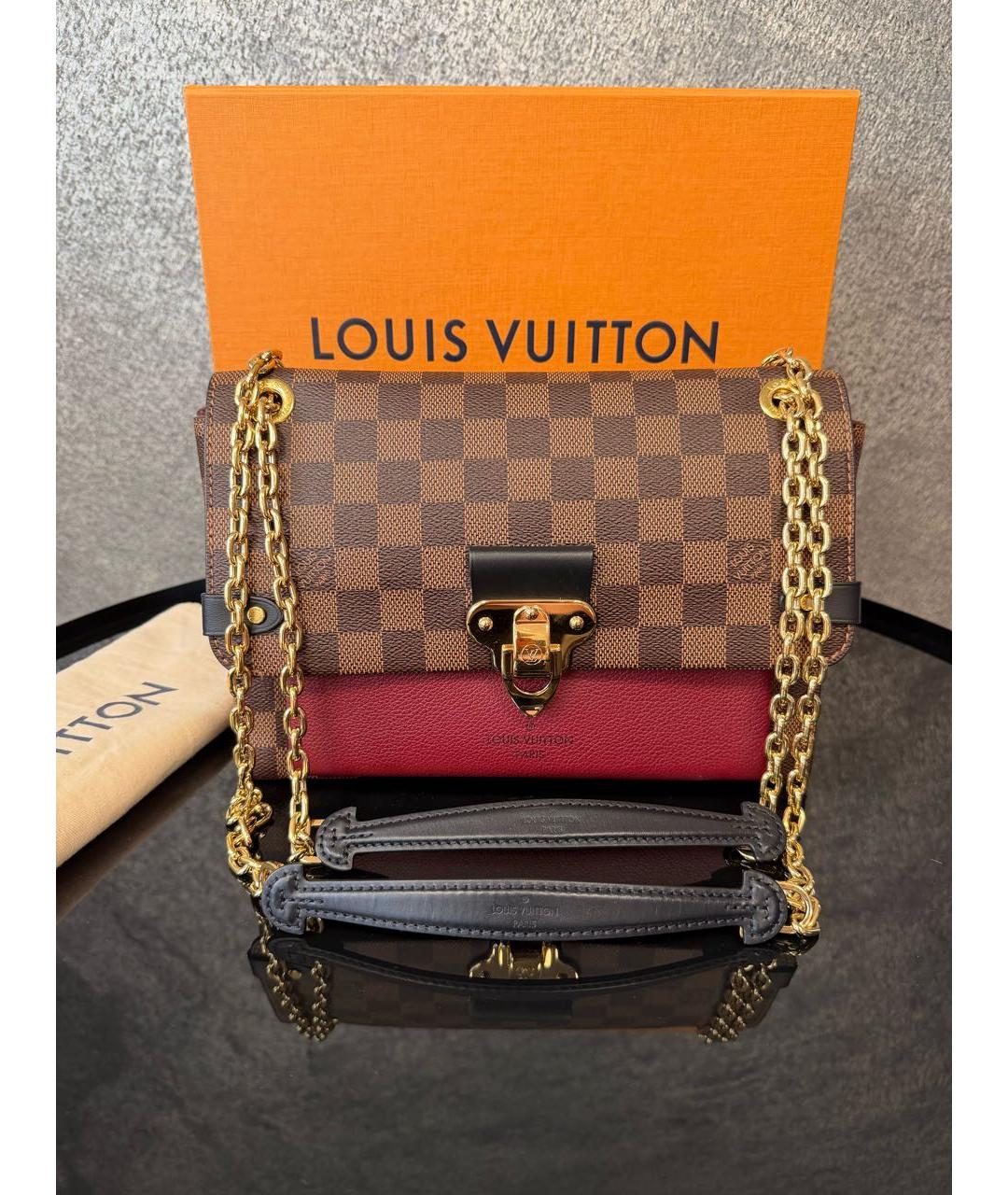 LOUIS VUITTON Коричневая сумка через плечо, фото 6