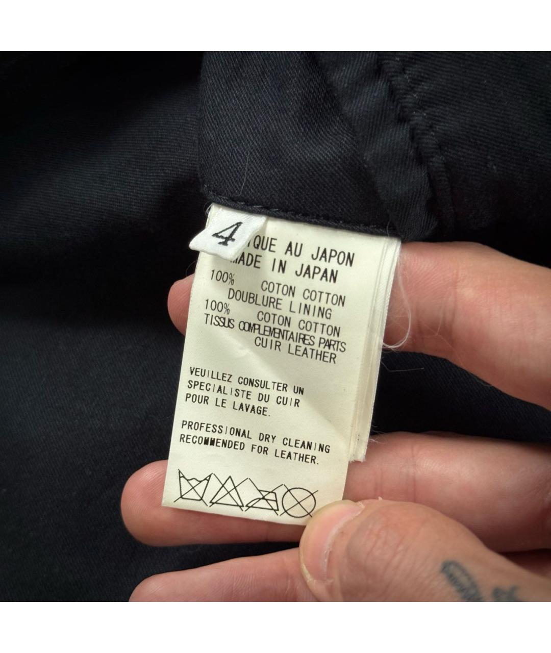YOHJI YAMAMOTO Черная куртка, фото 6
