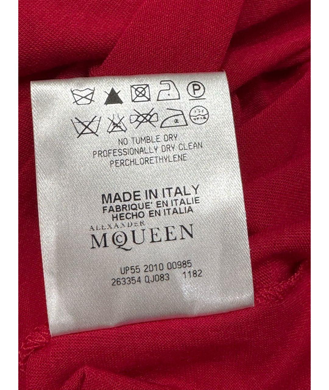ALEXANDER MCQUEEN Красная майка, фото 5