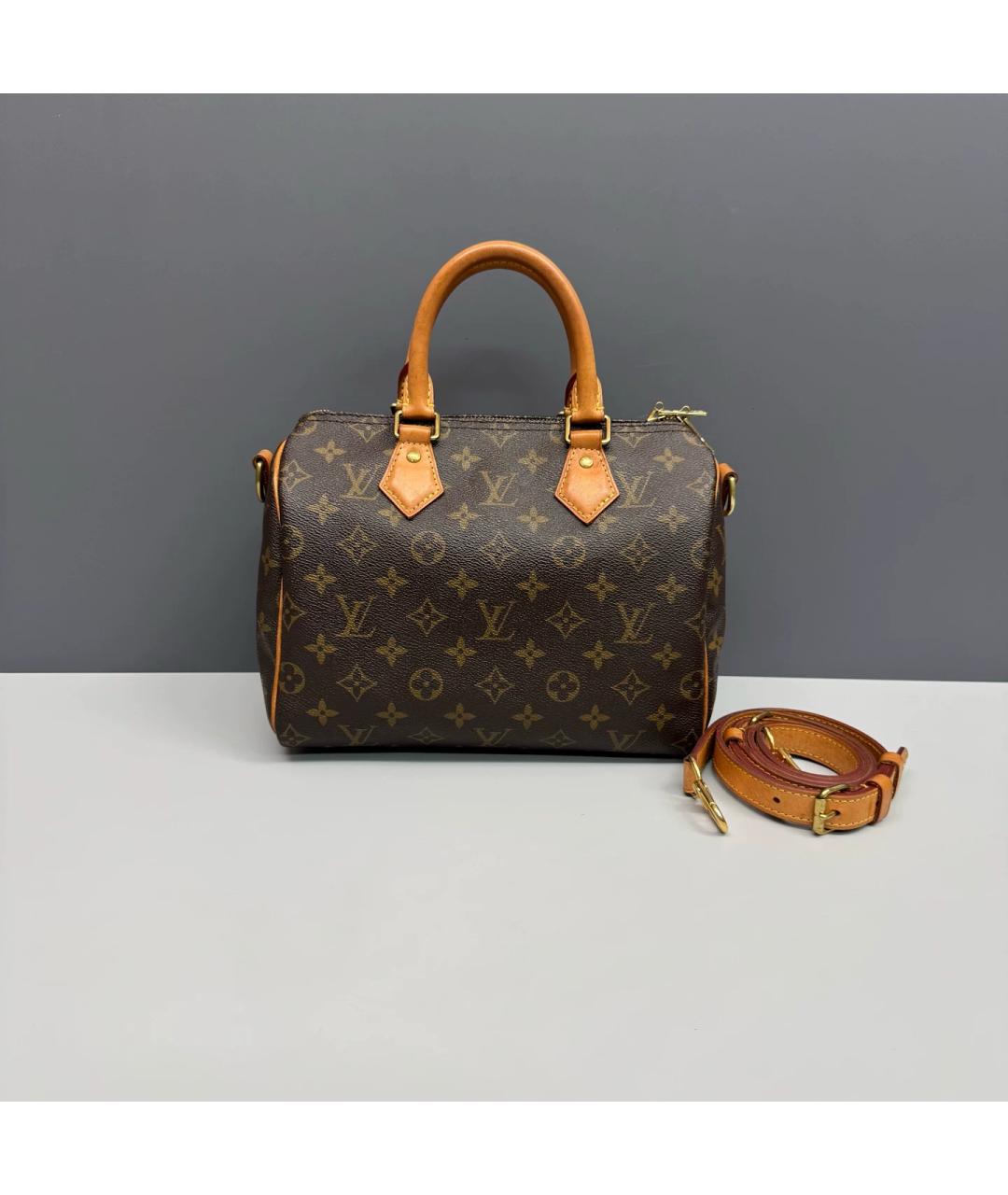 LOUIS VUITTON Коричневая сумка с короткими ручками, фото 9