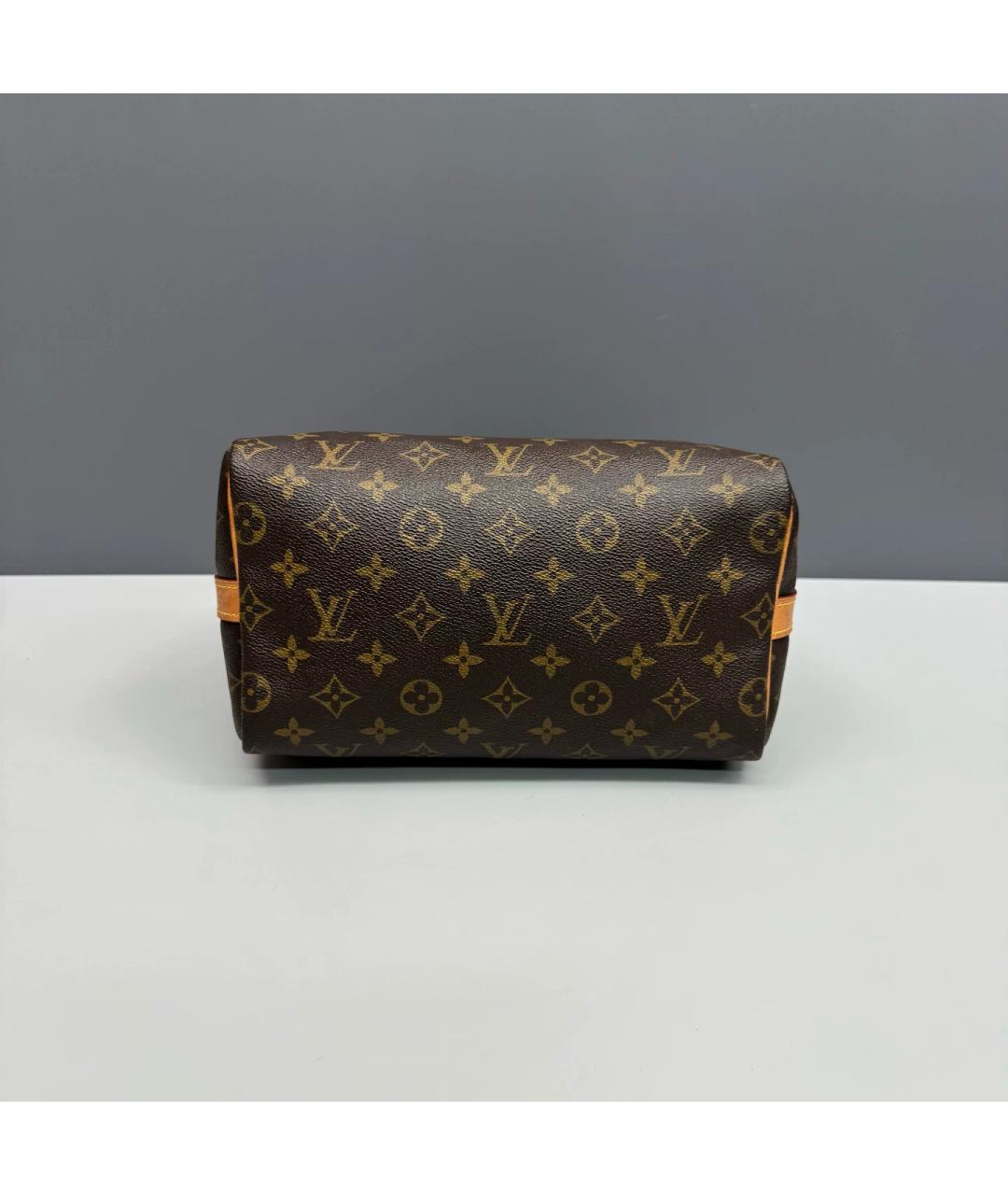 LOUIS VUITTON Коричневая сумка с короткими ручками, фото 4