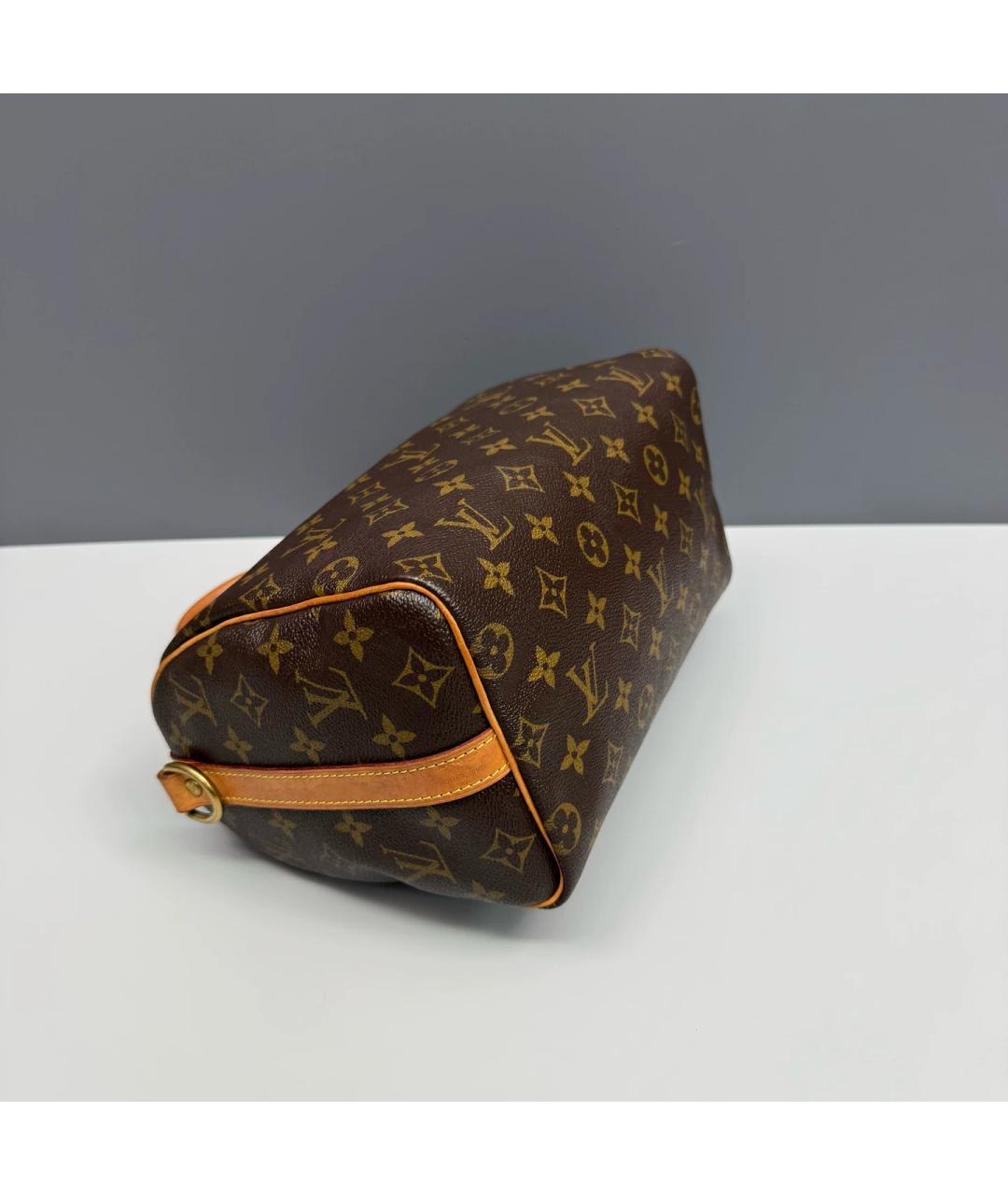 LOUIS VUITTON Коричневая сумка с короткими ручками, фото 2
