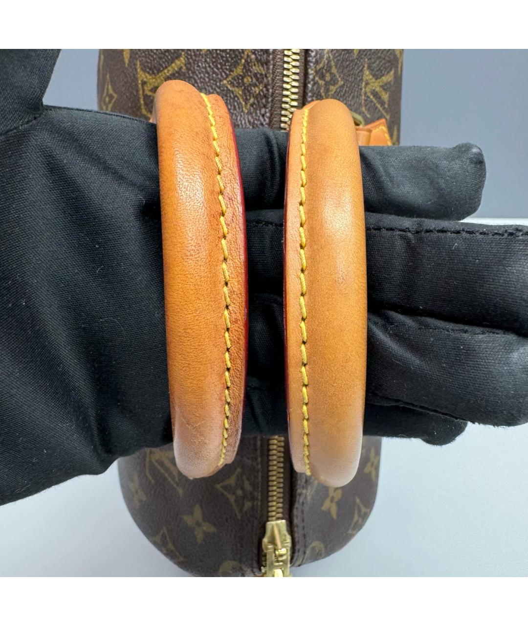 LOUIS VUITTON Коричневая сумка с короткими ручками, фото 6