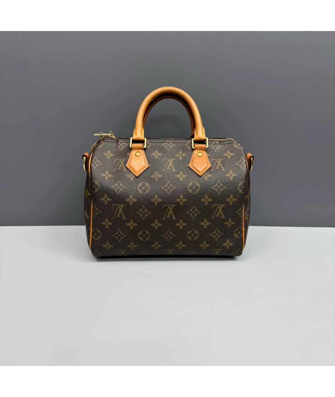 LOUIS VUITTON Коричневая сумка с короткими ручками, фото 10