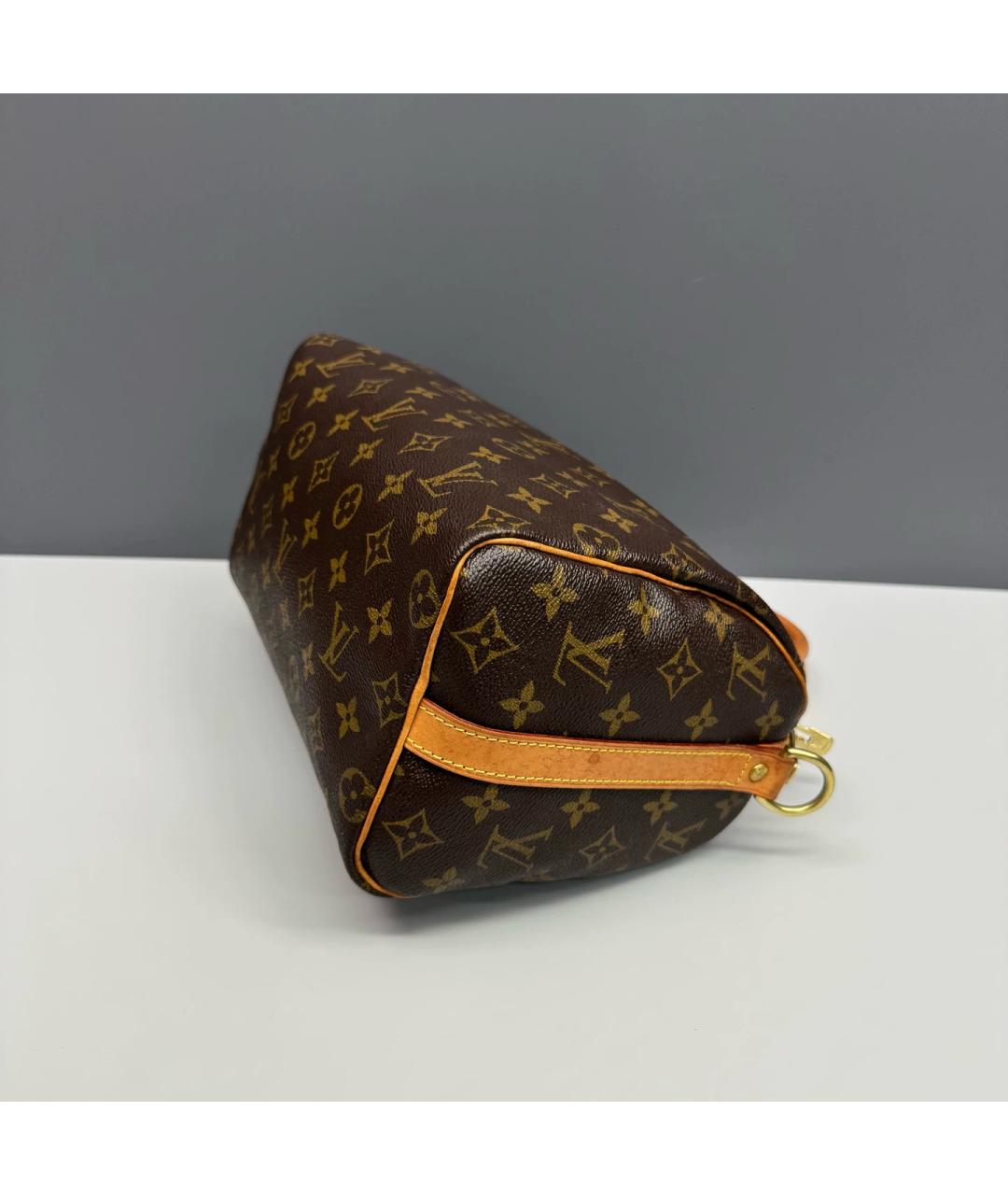 LOUIS VUITTON Коричневая сумка с короткими ручками, фото 3
