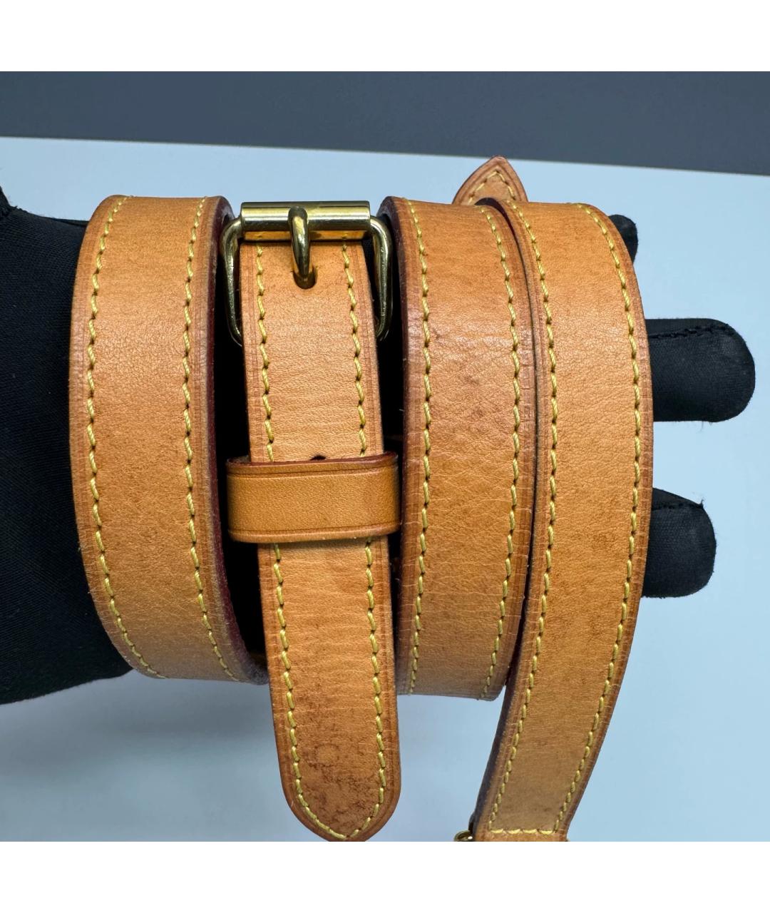 LOUIS VUITTON Коричневая сумка с короткими ручками, фото 8