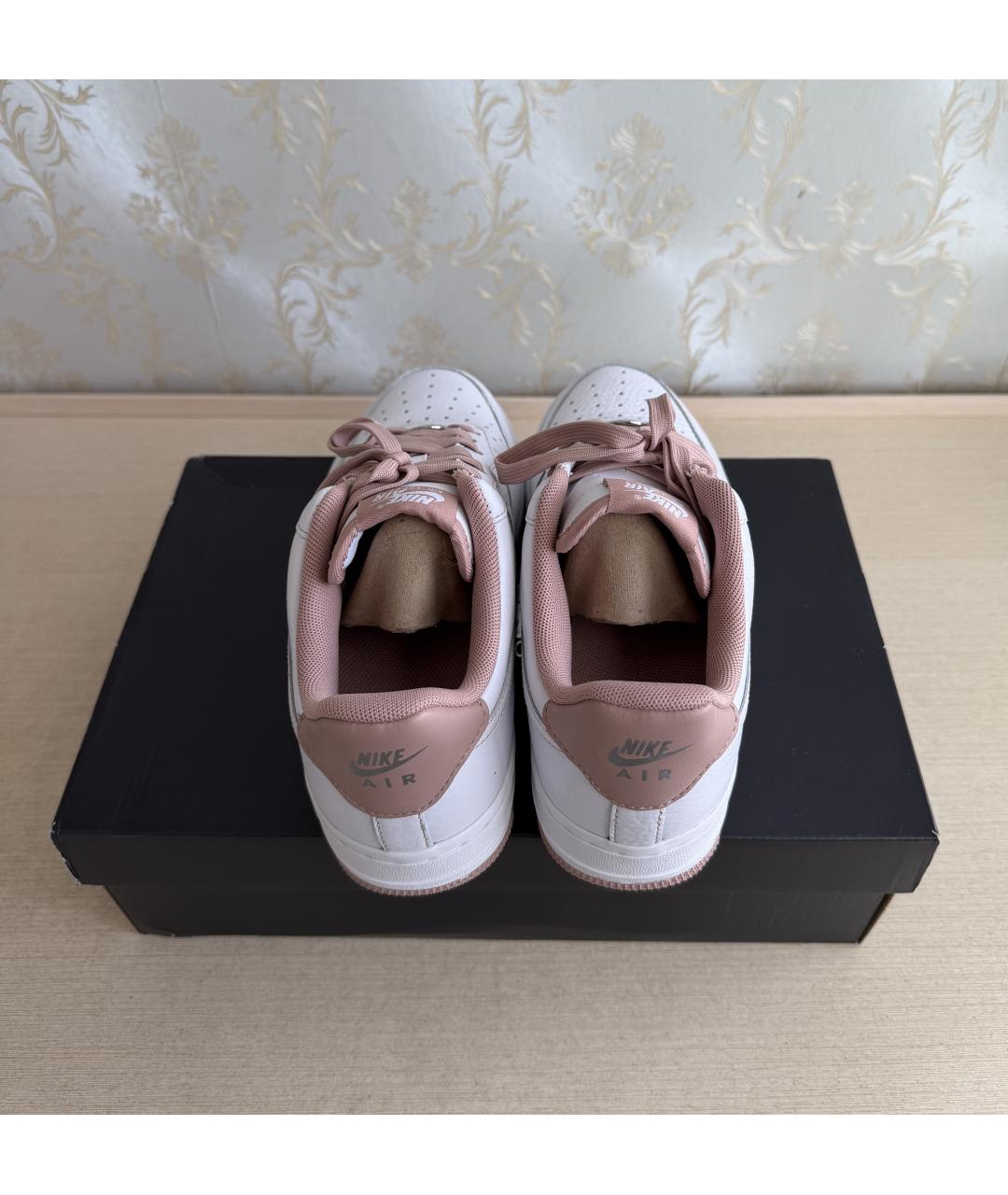 NIKE Белые кожаные кроссовки, фото 3