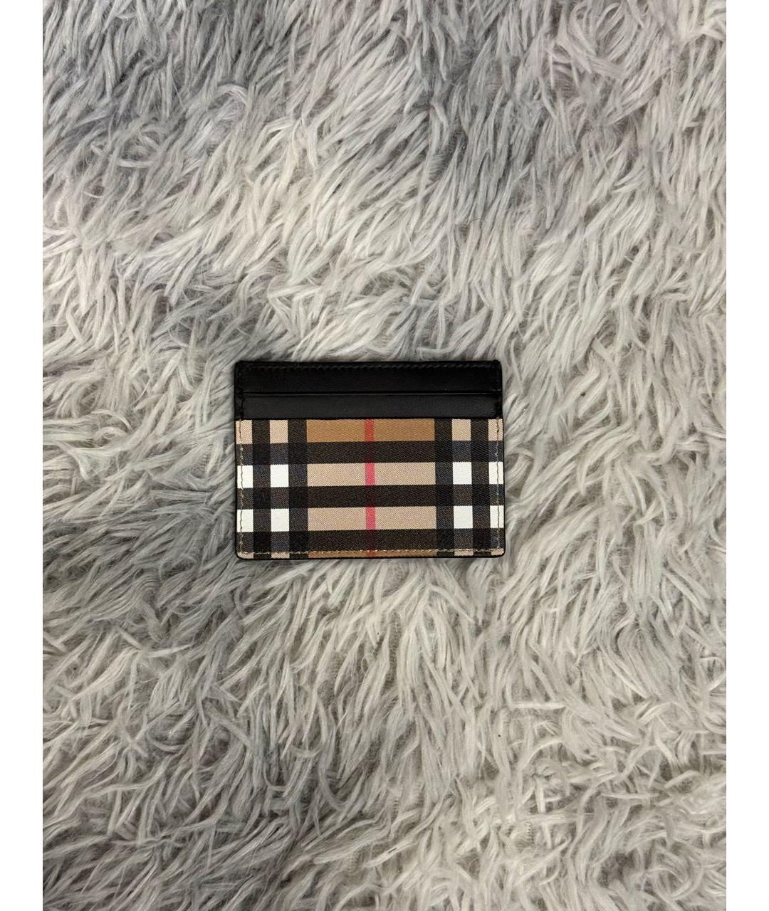 BURBERRY Коричневый кардхолдер, фото 6