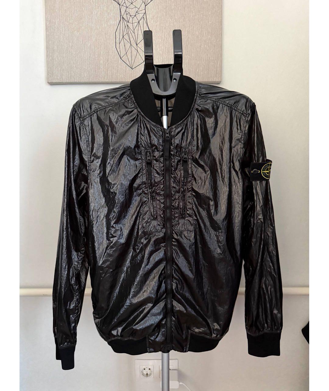 STONE ISLAND Черная куртка, фото 3