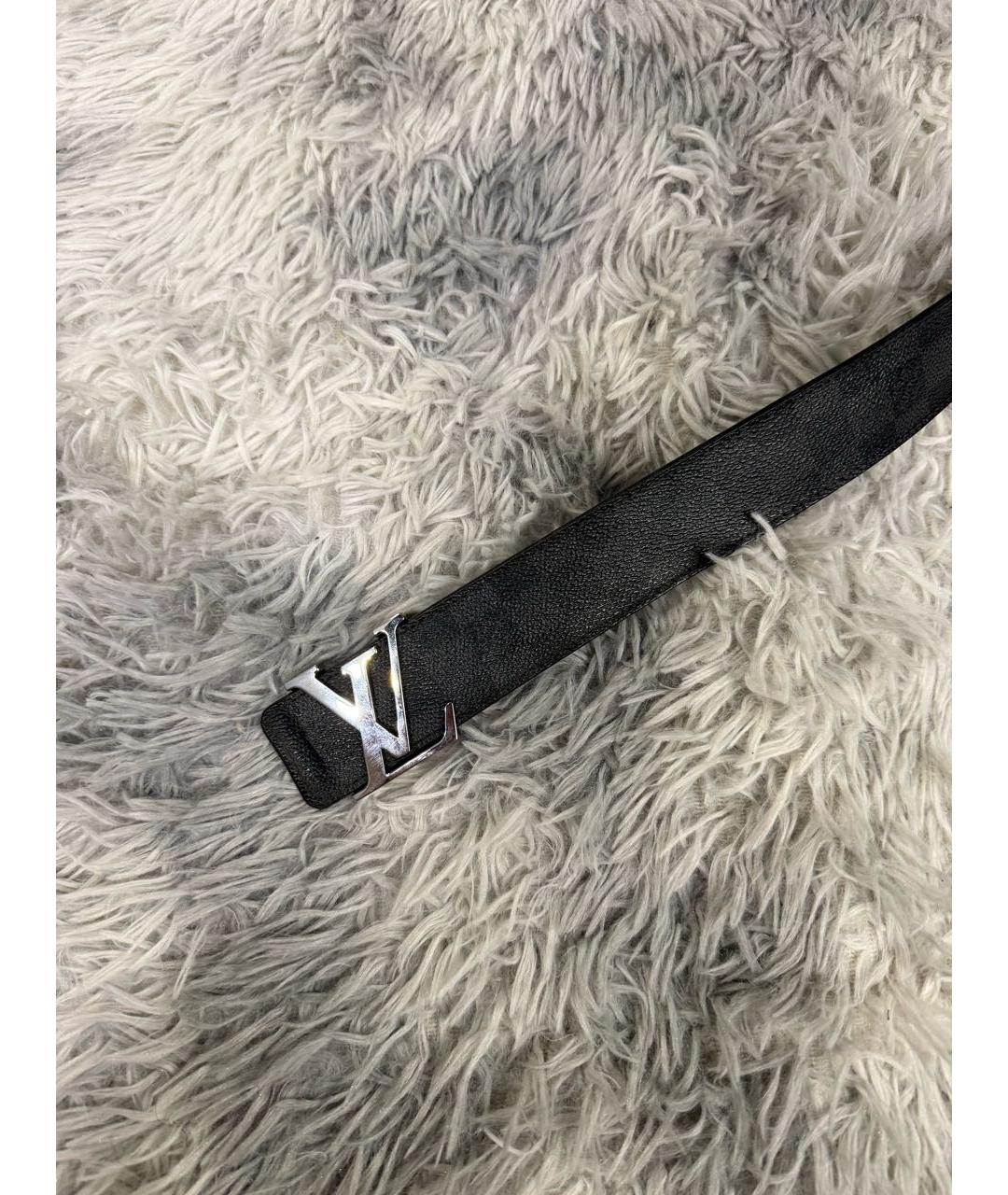 LOUIS VUITTON Черный ремень, фото 4