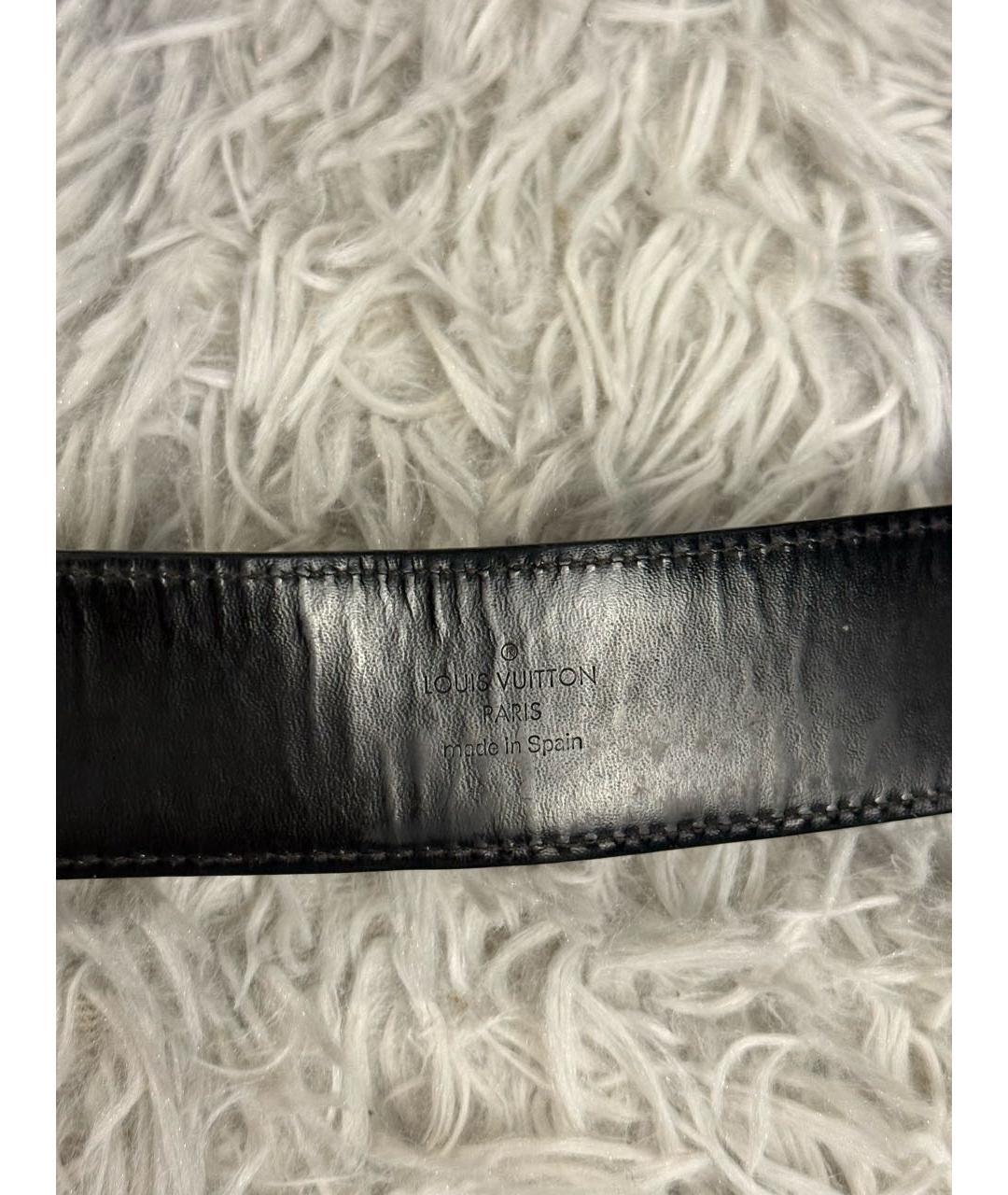 LOUIS VUITTON Черный ремень, фото 6