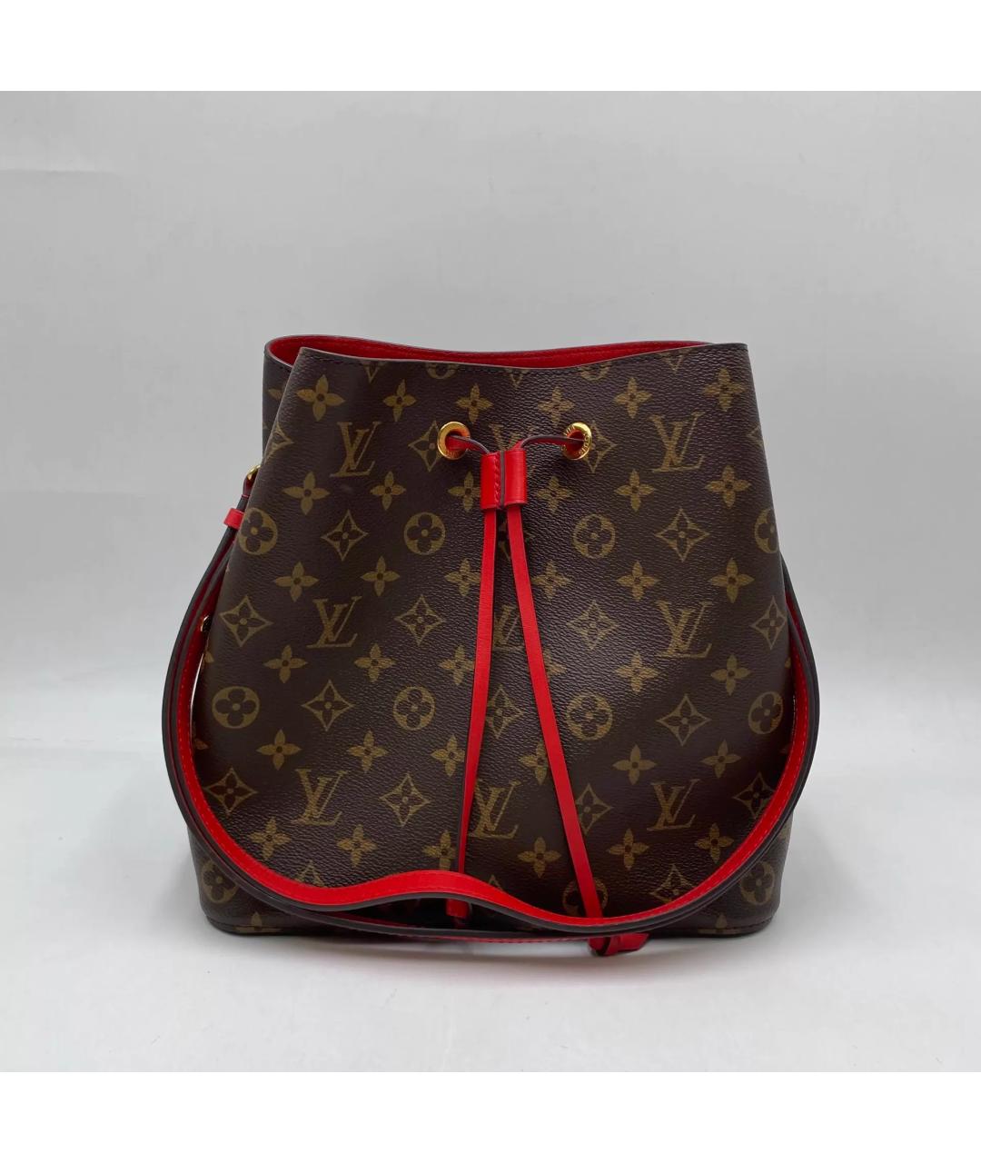LOUIS VUITTON Коричневая сумка с короткими ручками, фото 9