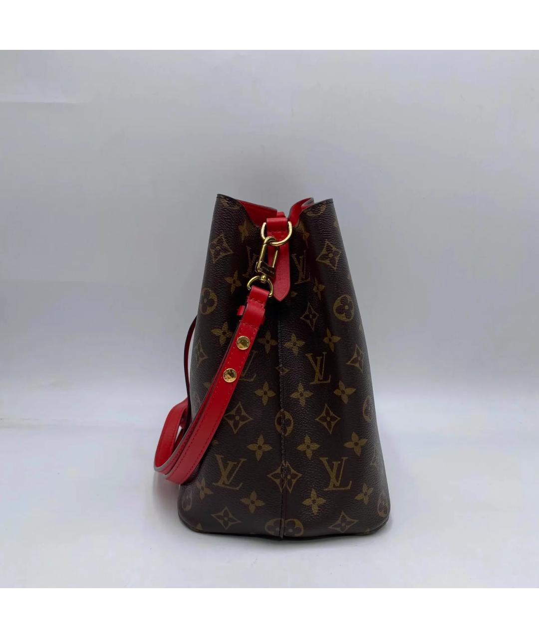 LOUIS VUITTON Коричневая сумка с короткими ручками, фото 6