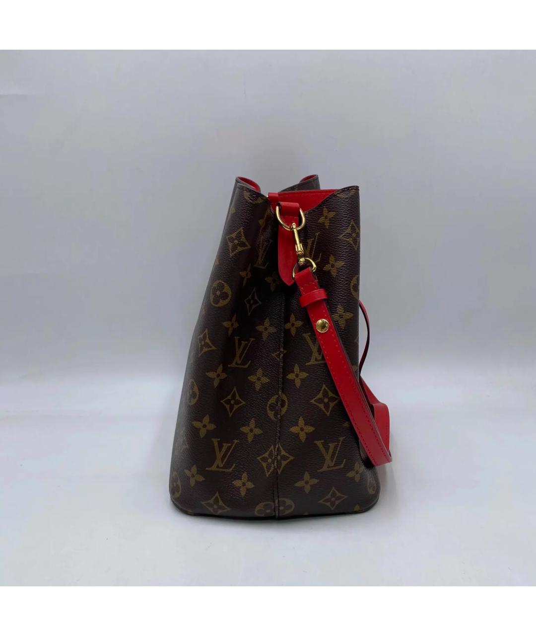 LOUIS VUITTON Коричневая сумка с короткими ручками, фото 2