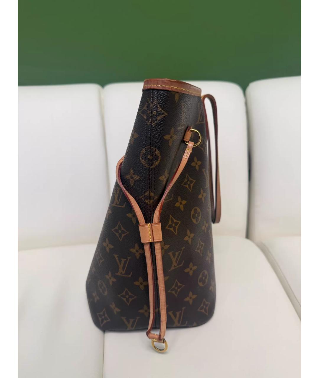 LOUIS VUITTON Коричневая сумка тоут, фото 4