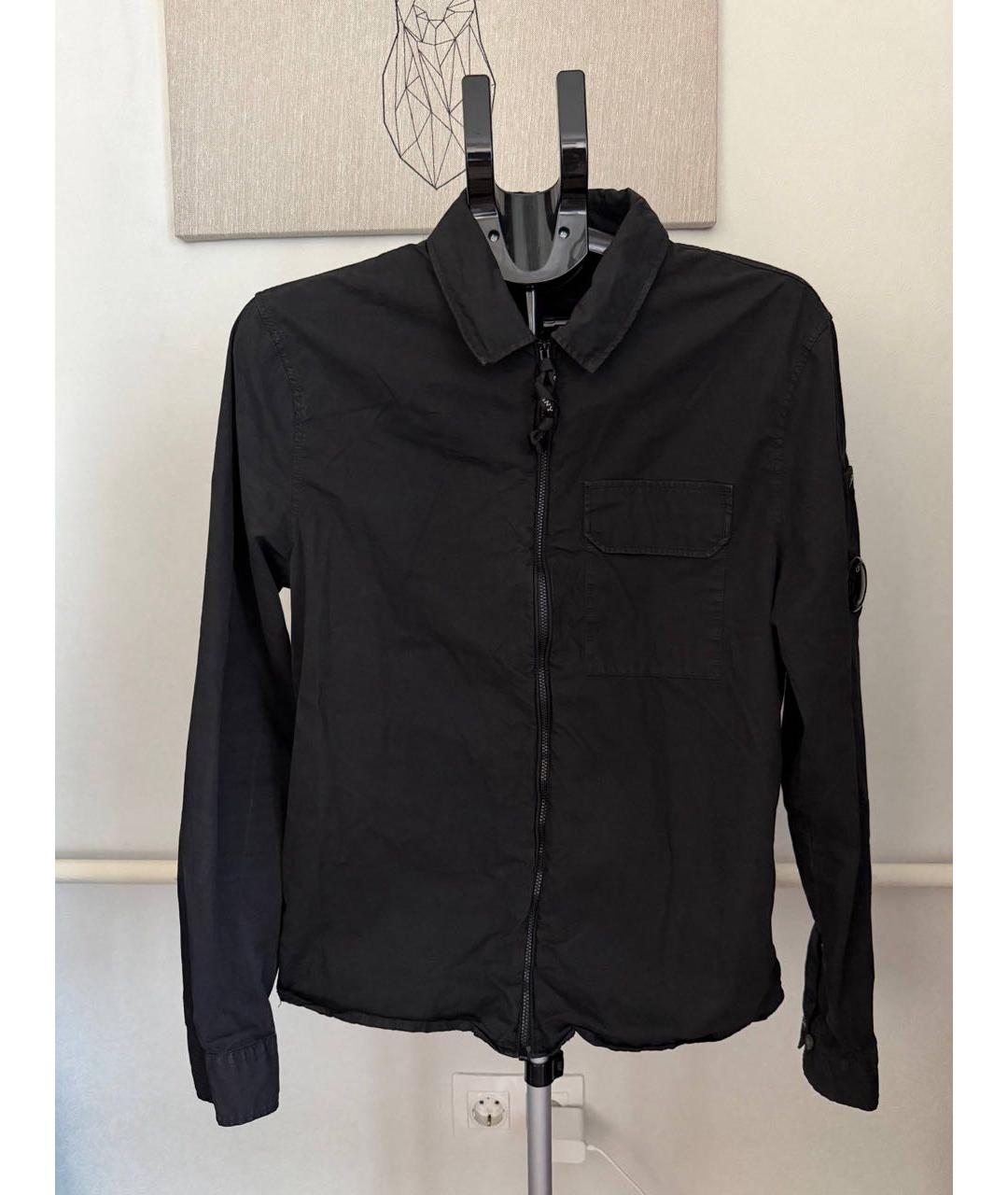 CP COMPANY Черная хлопковая куртка, фото 3