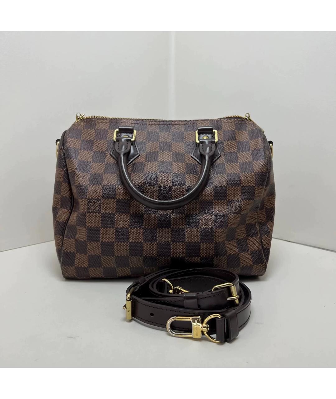 LOUIS VUITTON Коричневая сумка с короткими ручками, фото 2