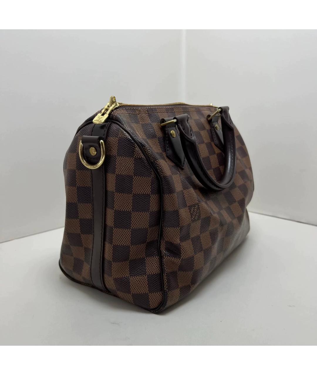 LOUIS VUITTON Коричневая сумка с короткими ручками, фото 5