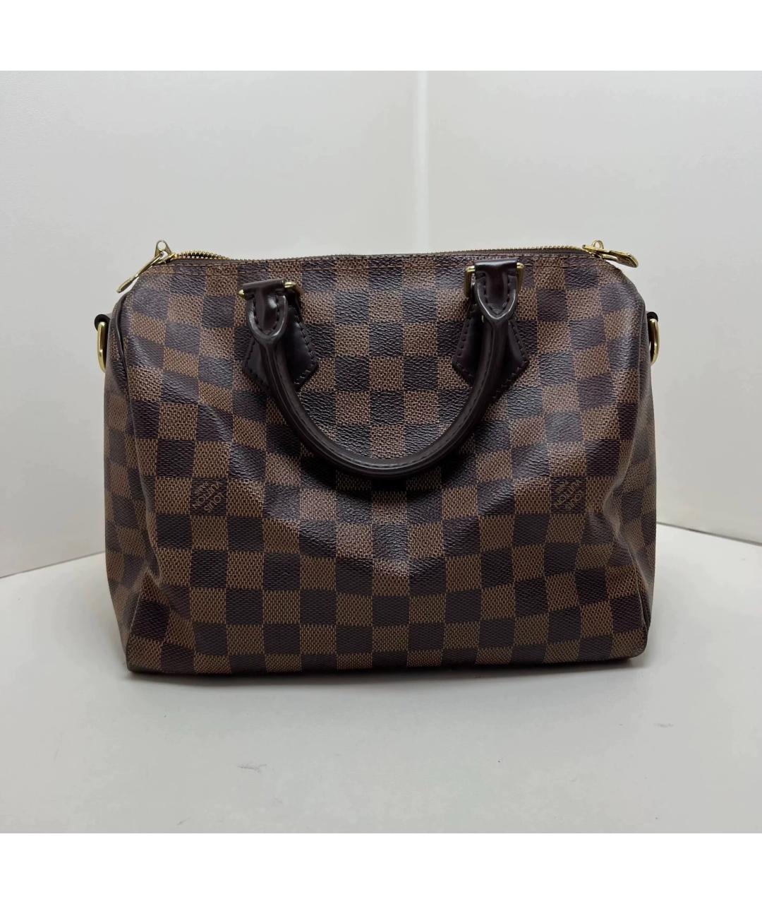 LOUIS VUITTON Коричневая сумка с короткими ручками, фото 6