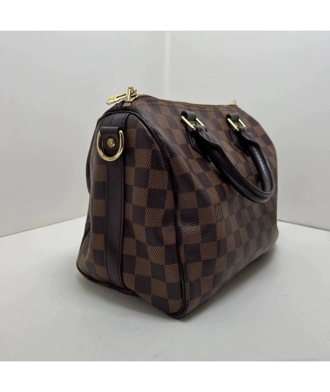 LOUIS VUITTON Коричневая сумка с короткими ручками, фото 3