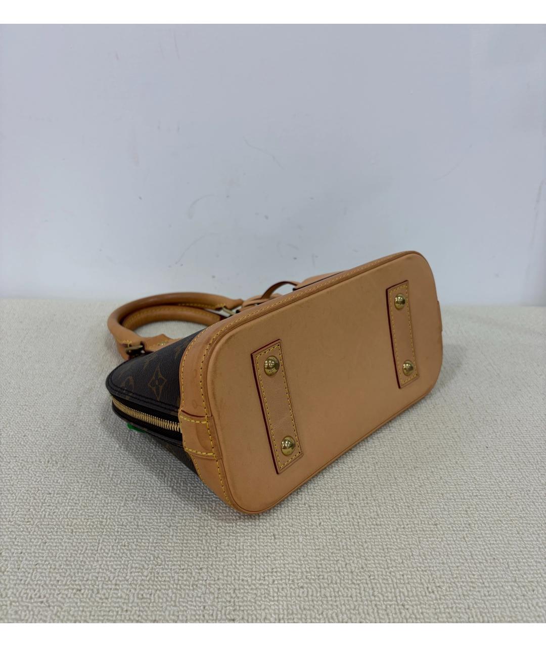 LOUIS VUITTON Коричневая сумка с короткими ручками, фото 6