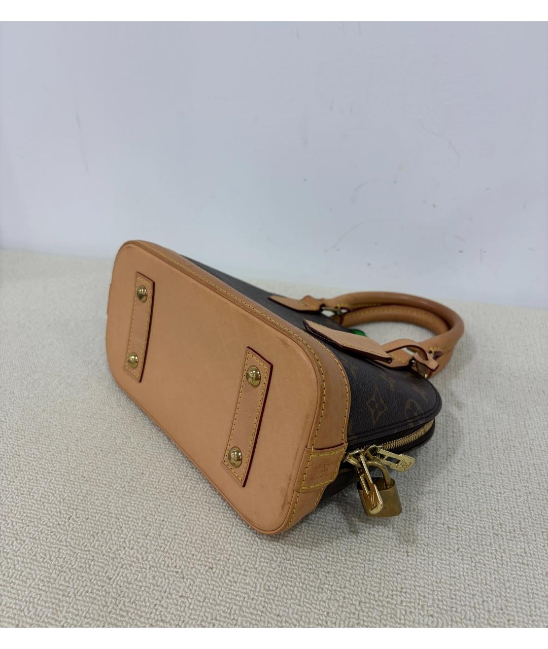 LOUIS VUITTON Коричневая сумка с короткими ручками, фото 7