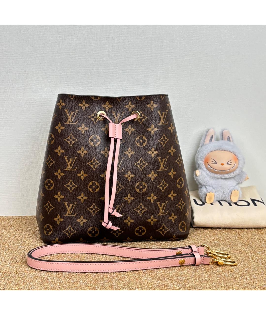 LOUIS VUITTON Коричневая сумка через плечо, фото 8