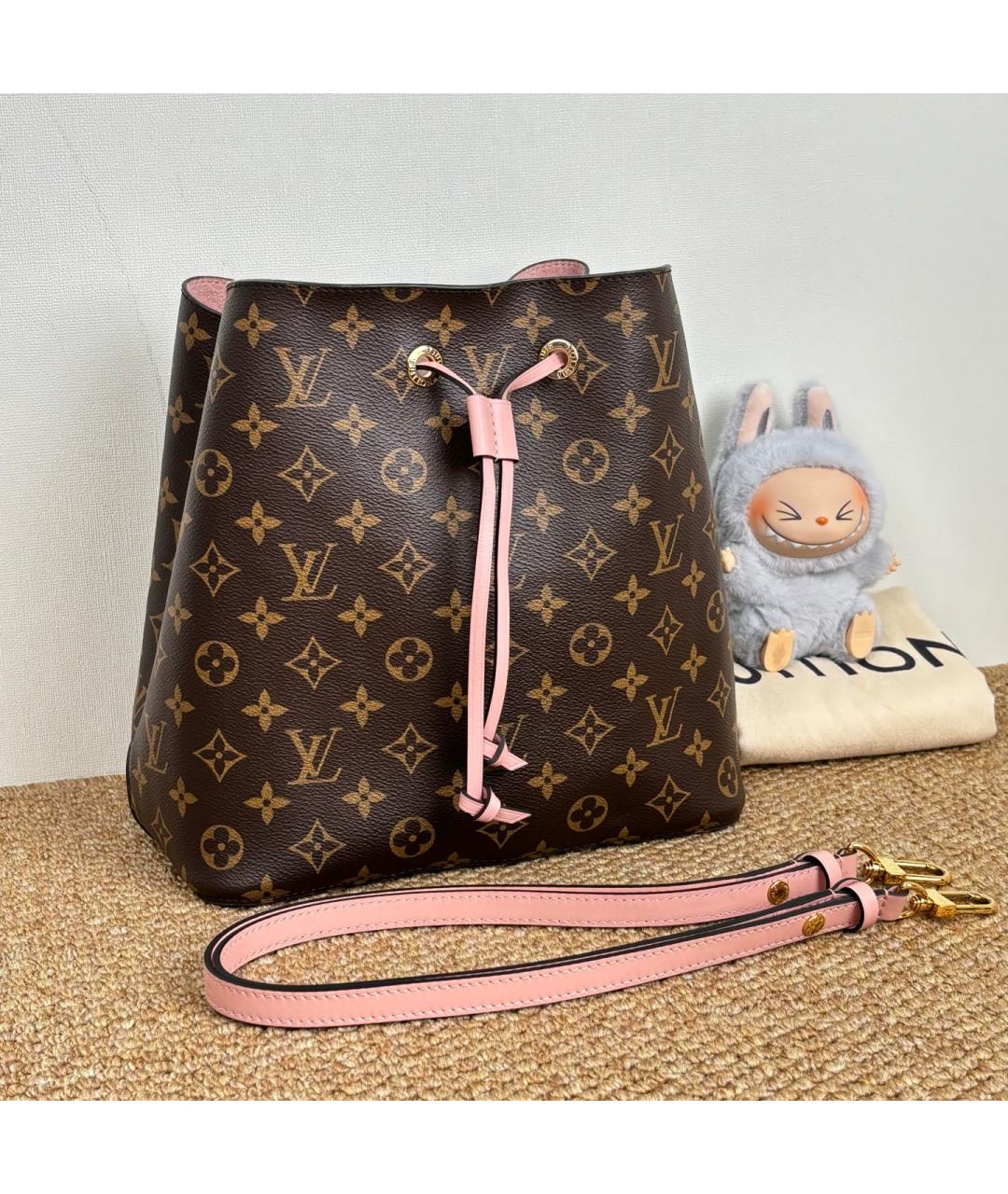 LOUIS VUITTON Коричневая сумка через плечо, фото 2