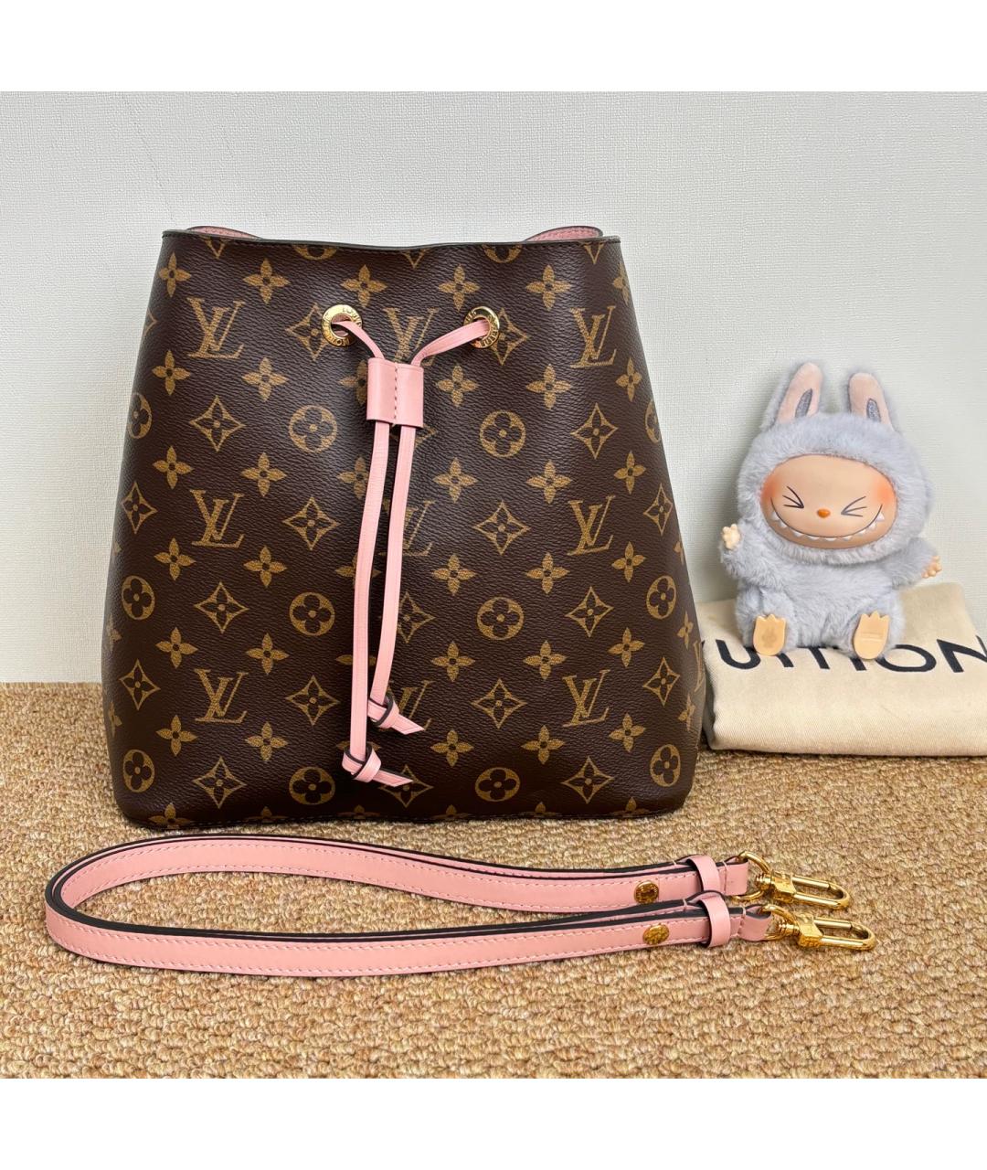 LOUIS VUITTON Коричневая сумка через плечо, фото 3
