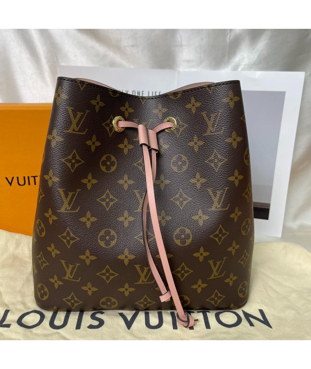 LOUIS VUITTON Коричневая сумка через плечо, фото 3