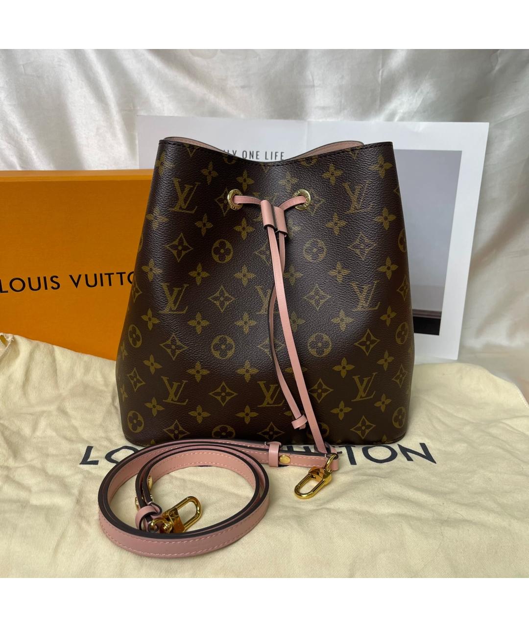 LOUIS VUITTON Коричневая сумка через плечо, фото 2