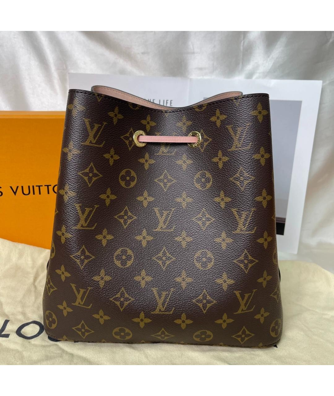 LOUIS VUITTON Коричневая сумка через плечо, фото 4