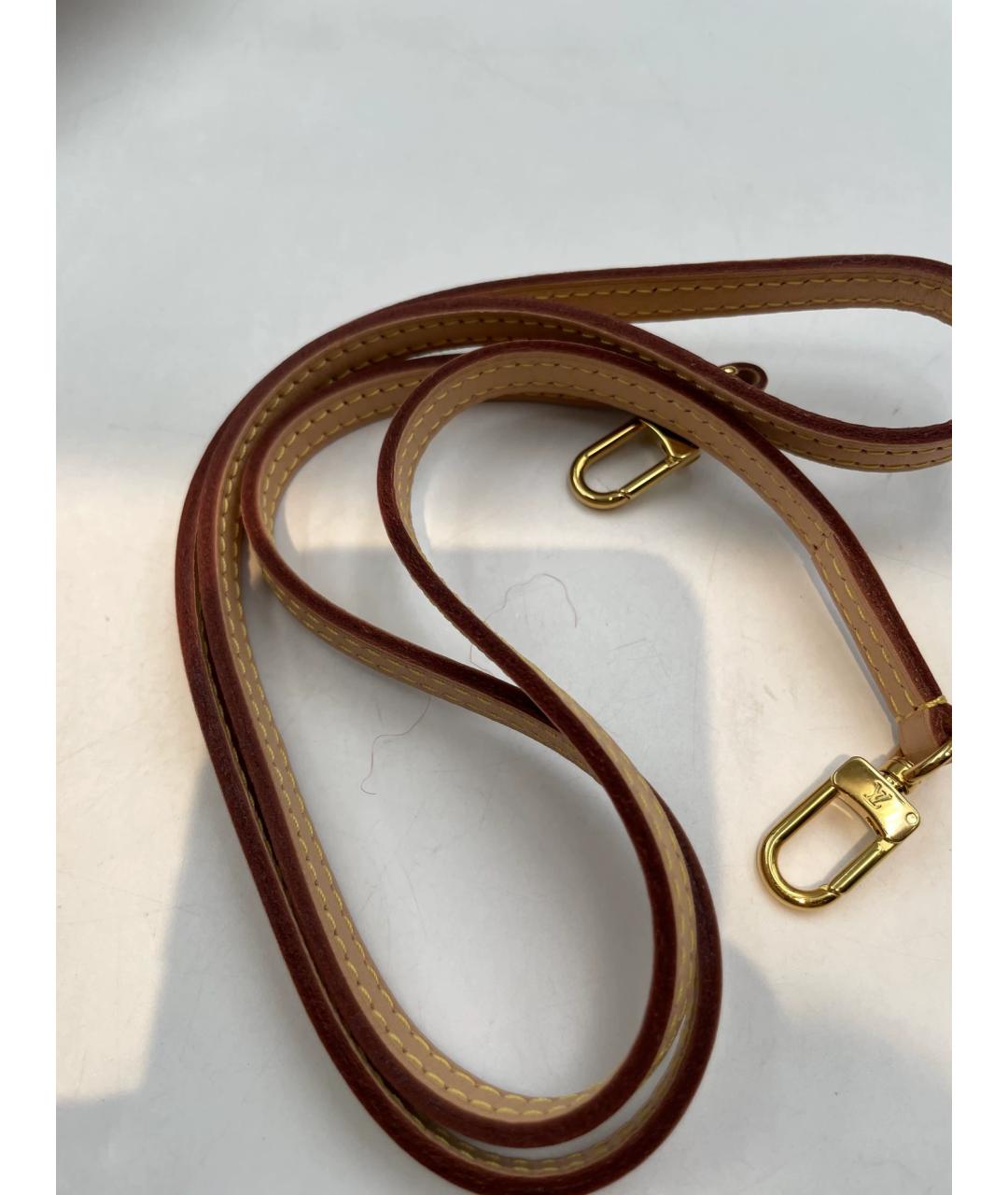 LOUIS VUITTON Коричневая сумка с короткими ручками, фото 7