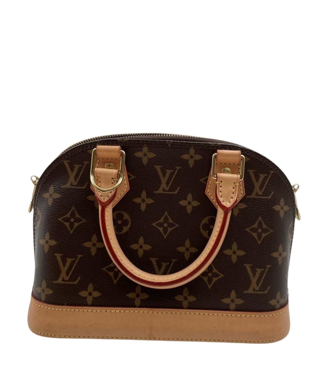 LOUIS VUITTON Коричневая сумка с короткими ручками, фото 1