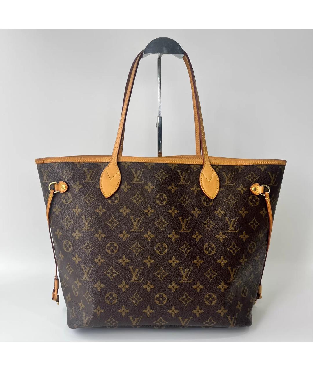 LOUIS VUITTON Коричневая сумка тоут, фото 3