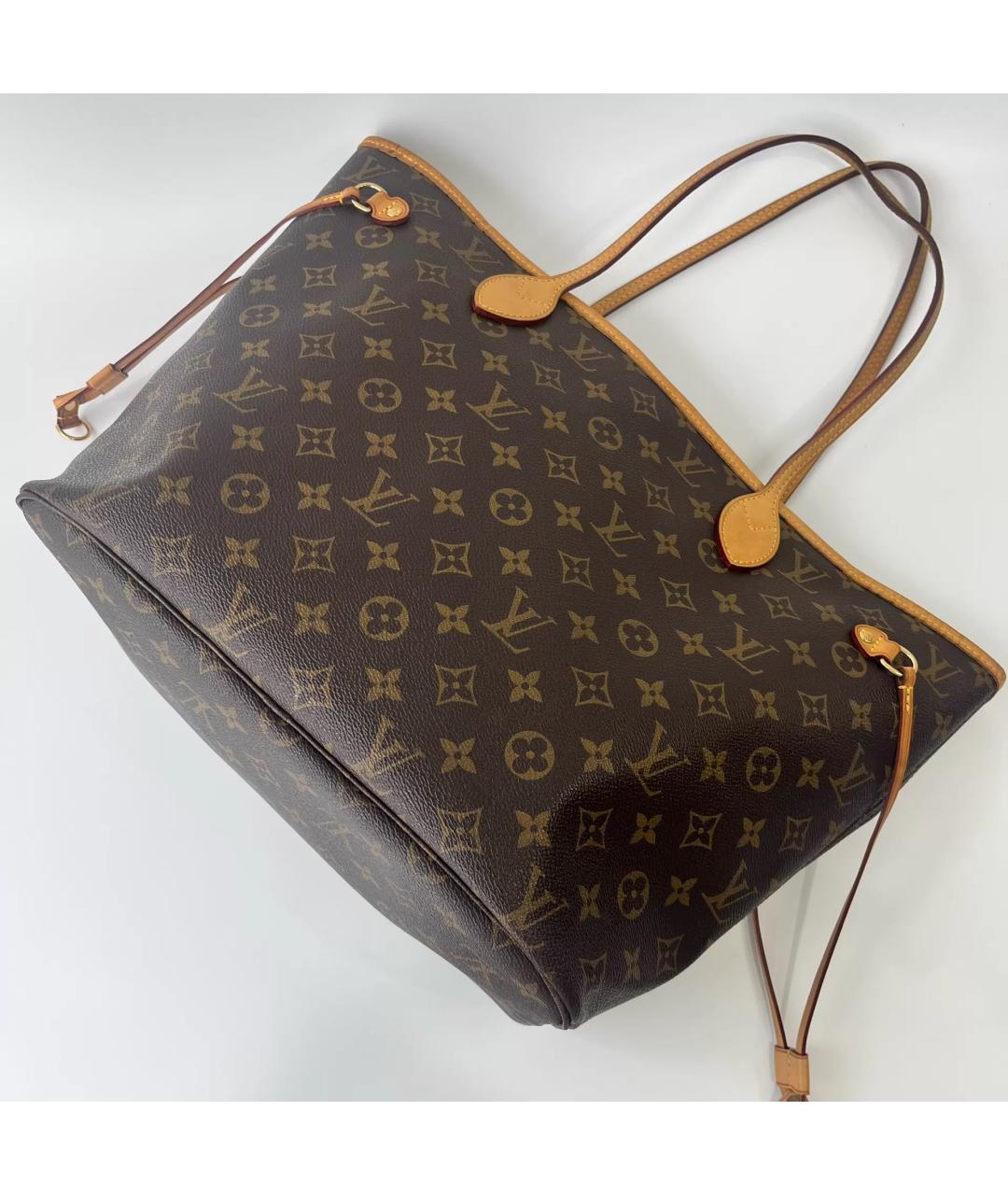 LOUIS VUITTON Коричневая сумка тоут, фото 5