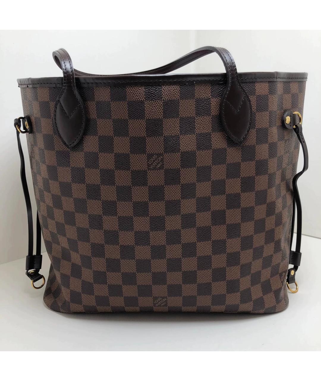 LOUIS VUITTON Коричневая сумка тоут, фото 9