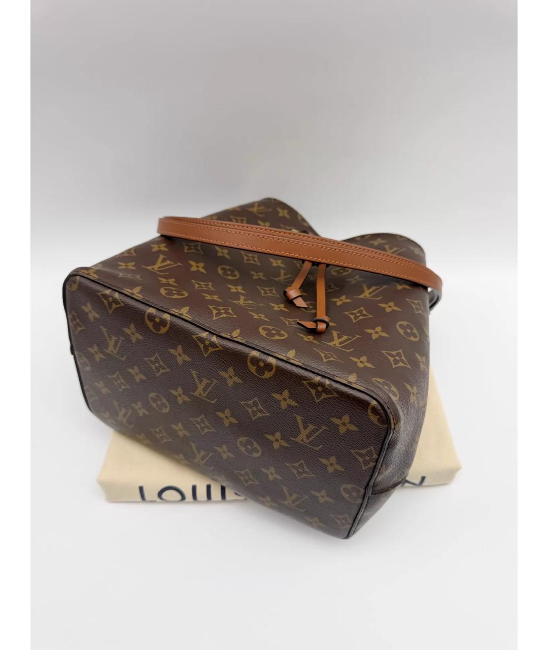 LOUIS VUITTON Коричневая сумка с короткими ручками, фото 6