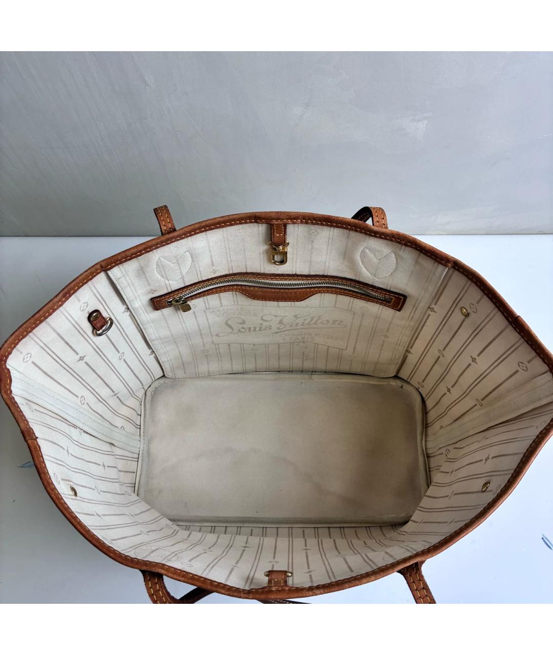 LOUIS VUITTON Белая сумка тоут, фото 7