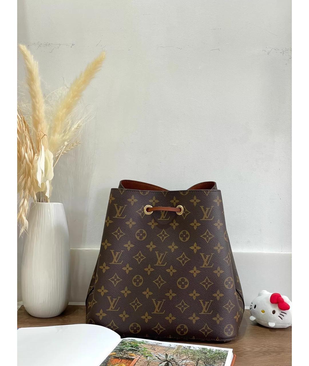 LOUIS VUITTON Коричневая сумка через плечо, фото 2