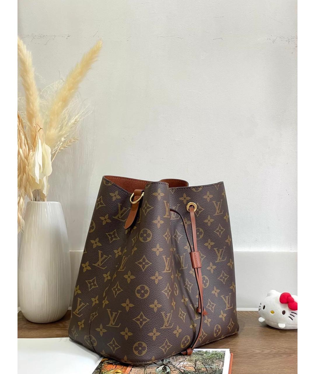 LOUIS VUITTON Коричневая сумка через плечо, фото 3