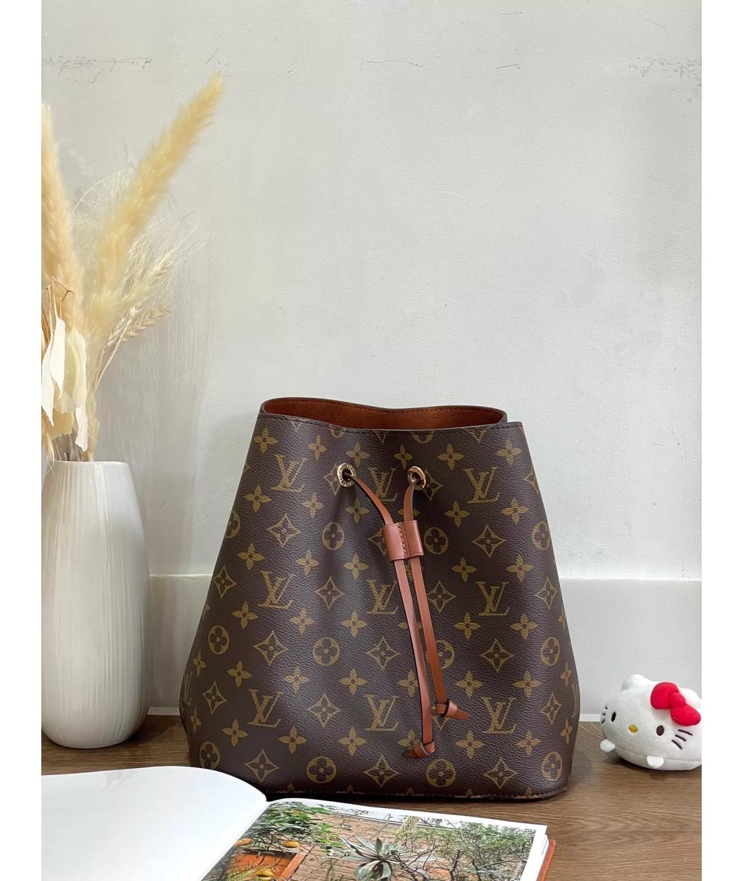 LOUIS VUITTON Коричневая сумка через плечо, фото 7