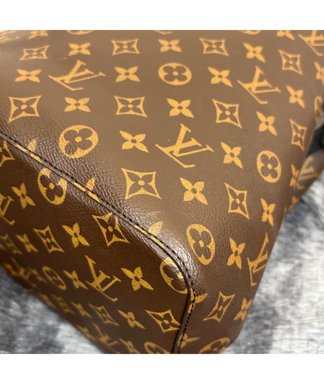 LOUIS VUITTON Коричневая сумка с короткими ручками, фото 8