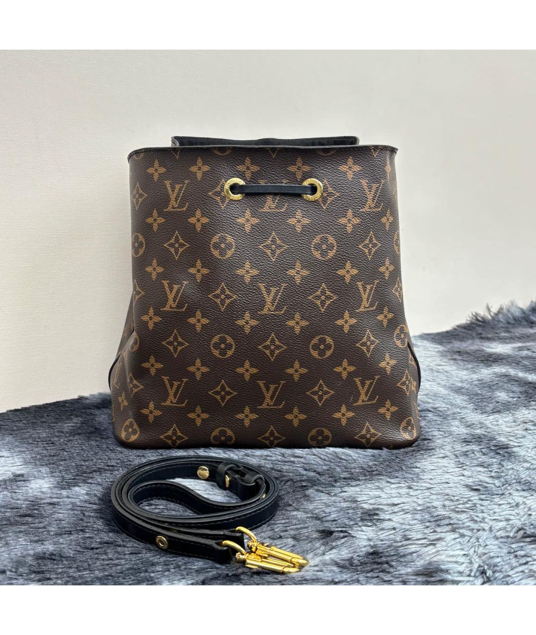 LOUIS VUITTON Коричневая сумка с короткими ручками, фото 3