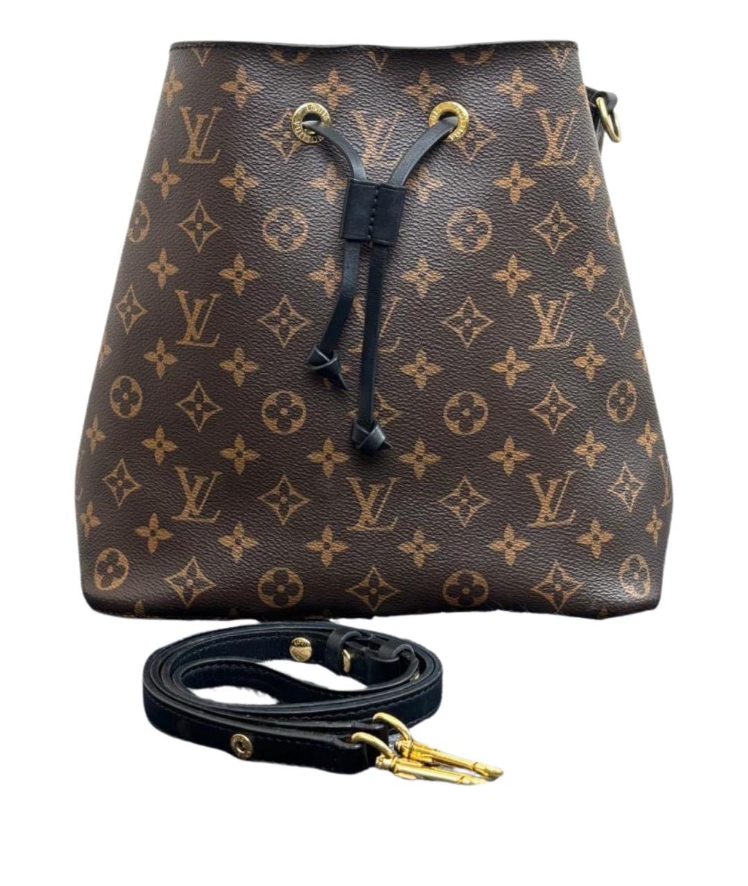 LOUIS VUITTON Коричневая сумка с короткими ручками, фото 1
