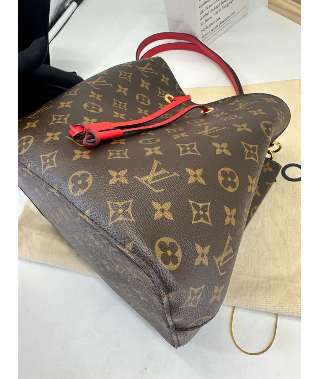 LOUIS VUITTON Коричневая сумка через плечо, фото 6