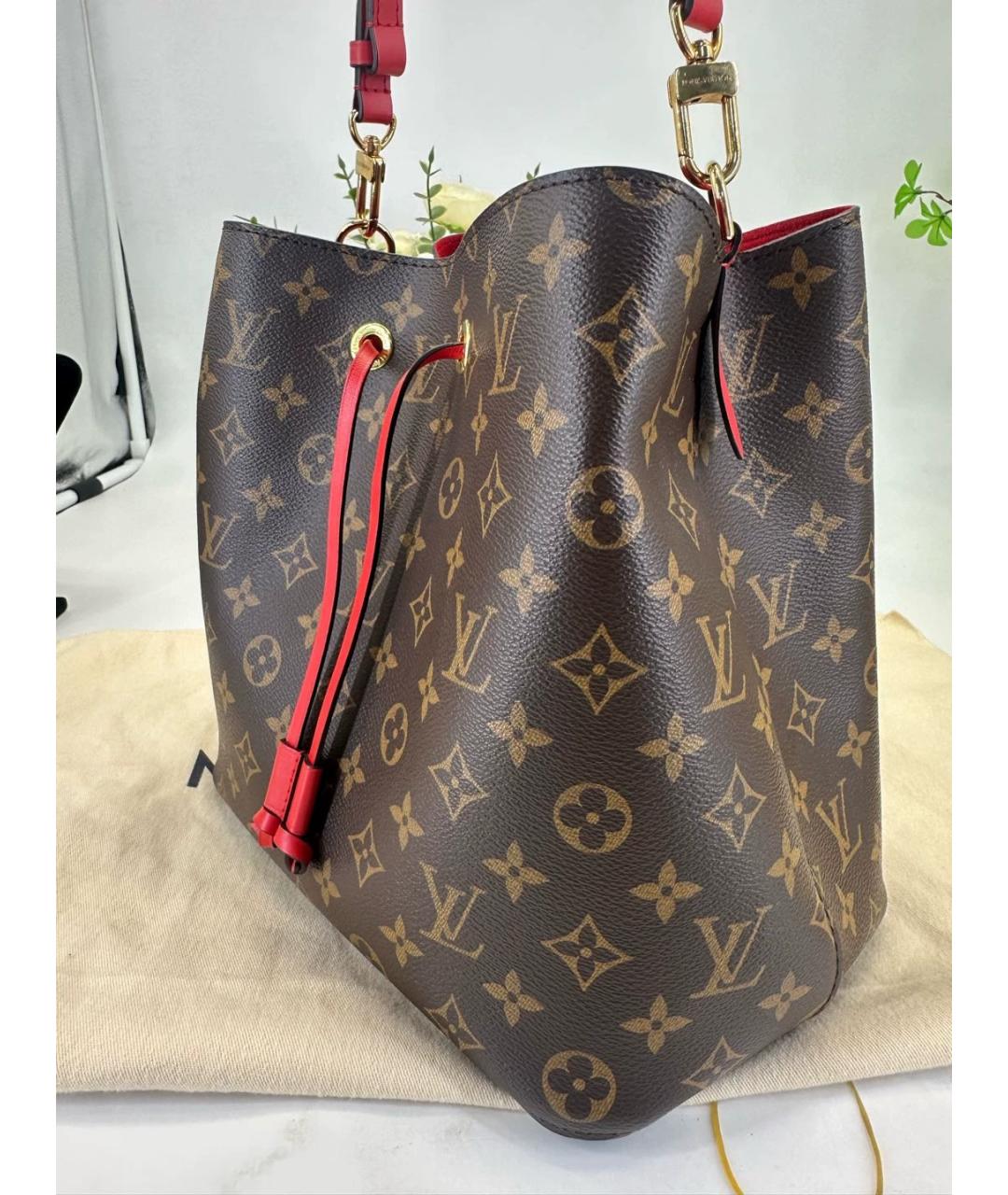 LOUIS VUITTON Коричневая сумка через плечо, фото 4