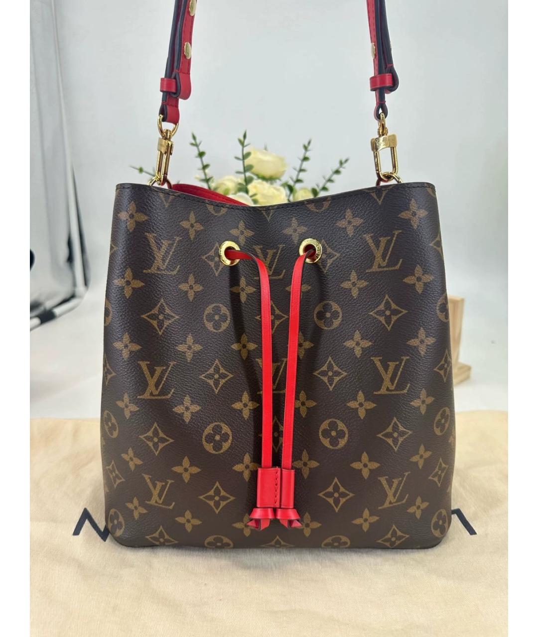 LOUIS VUITTON Коричневая сумка через плечо, фото 7